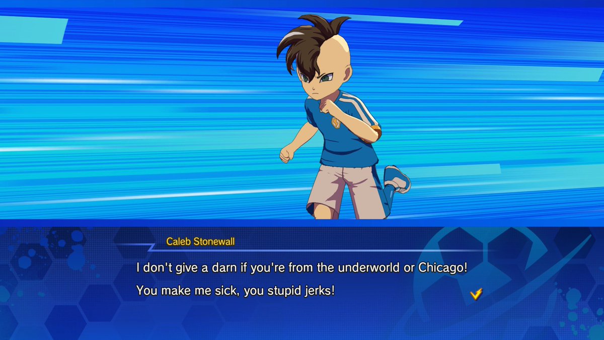 I love how chronicle mode seems to take things from the dub because we get beautiful lines like this