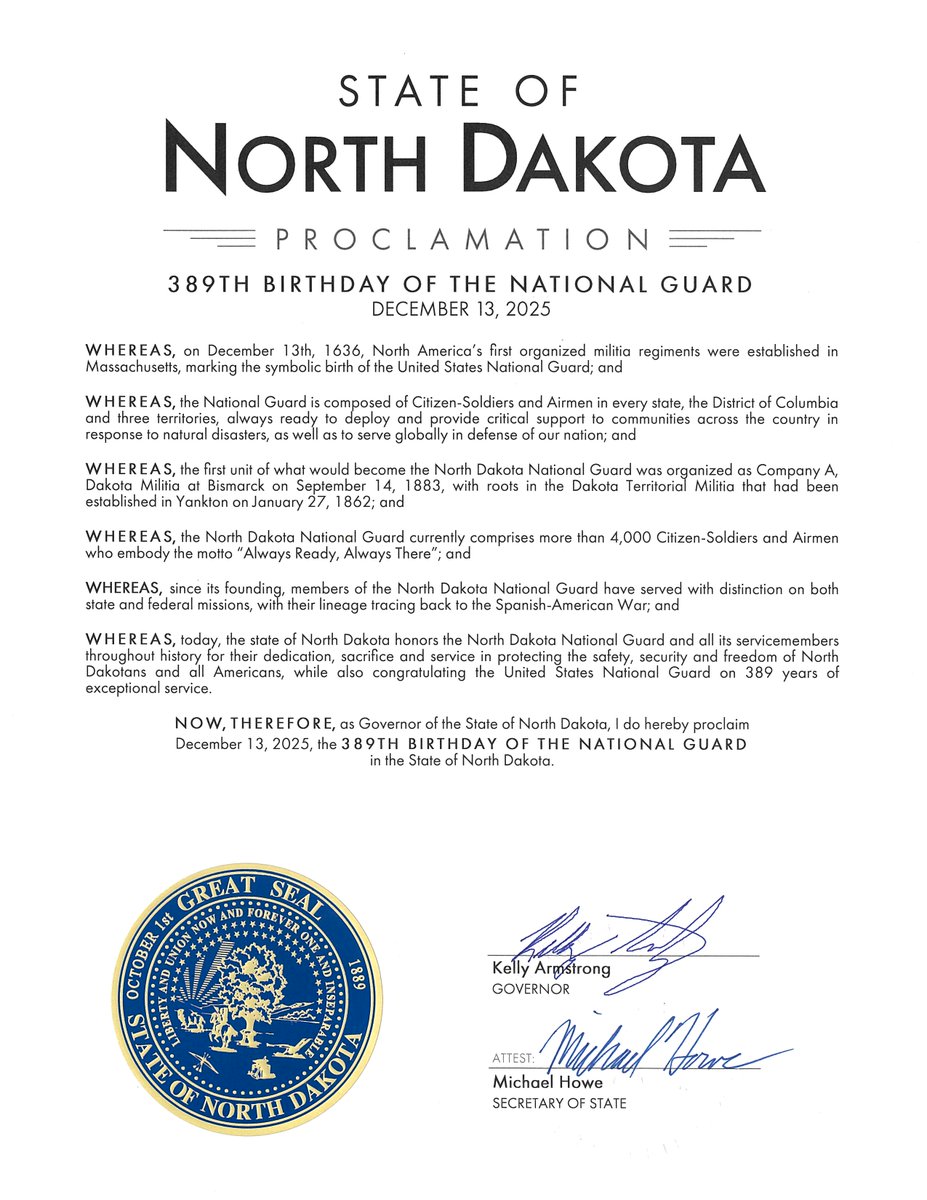 N.D. National Guard tweet media
