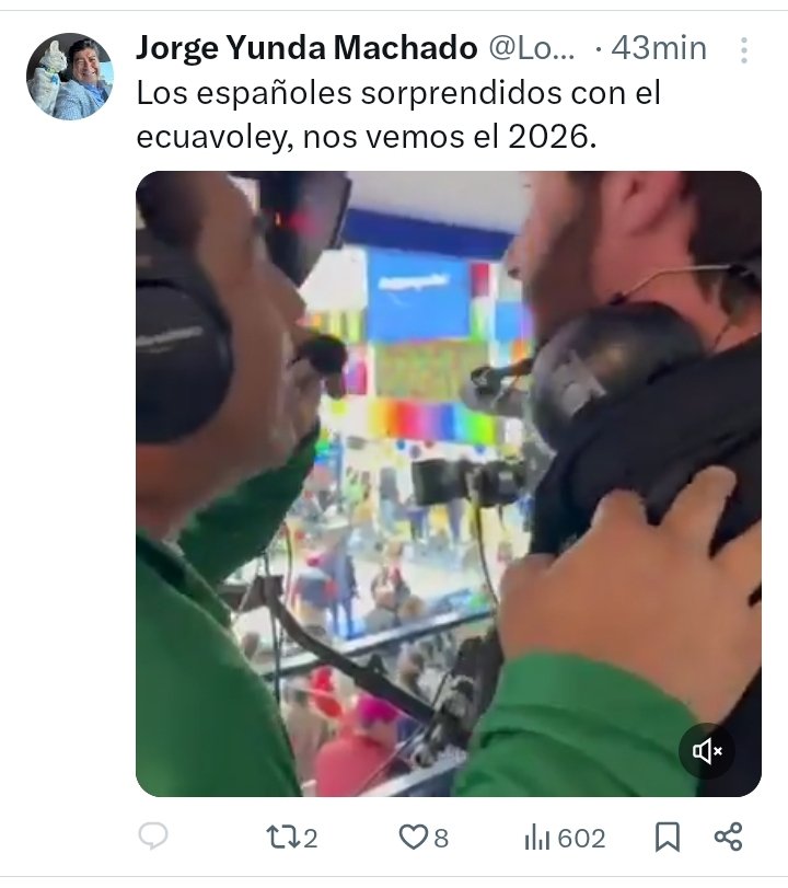 Yunda <a href="/LoroHomero/">Jorge Yunda Machado</a> con el Ecuavoley en España ha hecho más que varios alcaldes con viajes truchos al extranjero. El interés por el deporte ecuatoriano despierta simpatía en migrantes y en ciudadanos no solo de España si no de todo el mundo. No enviden. Es bueno para el país.