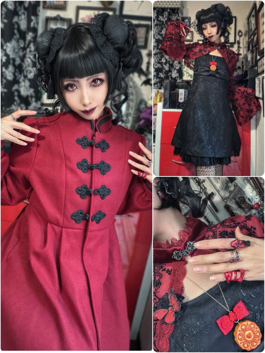 ＿＿＿＿悪女の微笑 dress† ジーザスディアマンテ coat† axes femme
