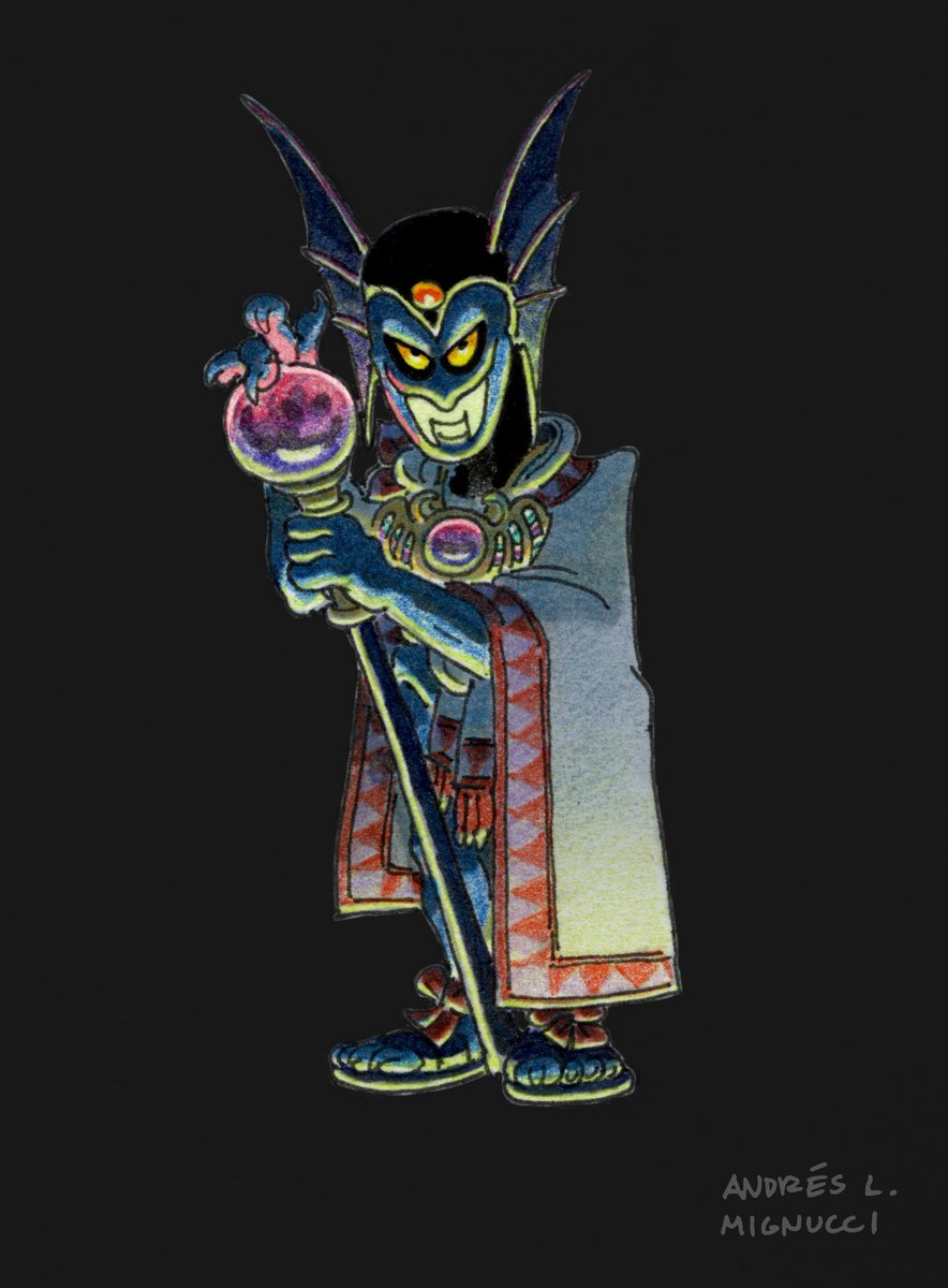 And here's Hargon, the big bad of Dragon Quest II. I like him. I think he's doing good work. #DragonQuest