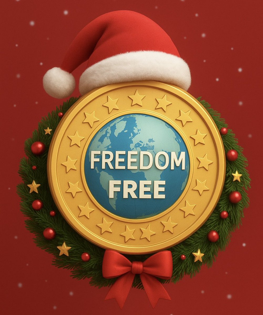 We will be celebrating Christmas this year with FREEDOM. 🎄

Since 2018, FREEDOM has been the crypto we believe in a coin built on purpose, resilience, and community.

📌 It’s more than a coin; it’s a movement that stands for hope, trust, and a future we choose together.

$FREE