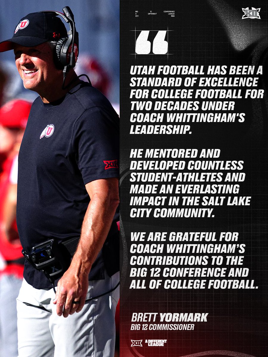 Coach Whitt 🤝

#Big12FB | <a href="/Utah_Football/">Utah Football</a>