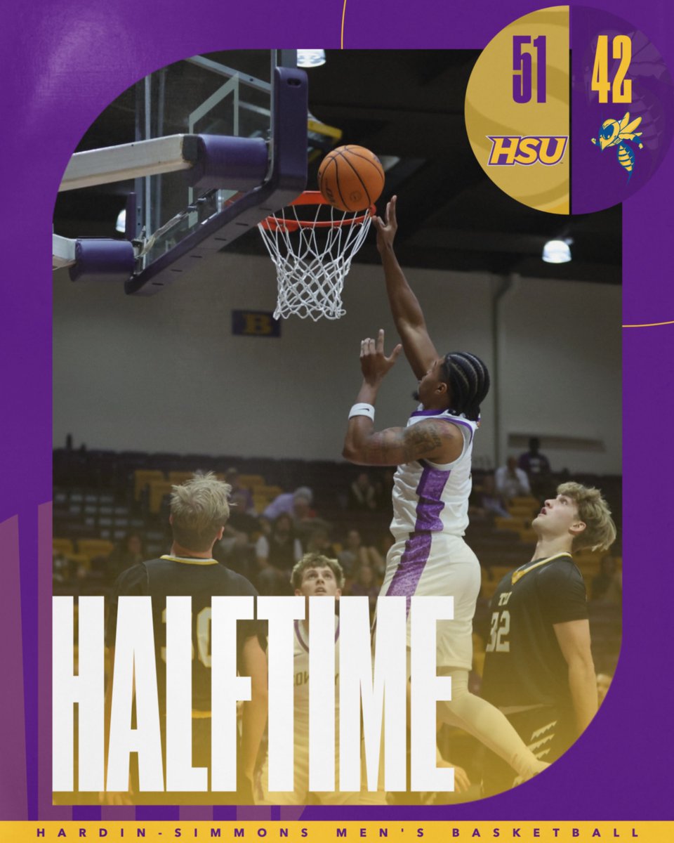 HSUAthletics's tweet photo. The Cowboys are up 51-42 at the half! https://t.co/SvmrPsDboj