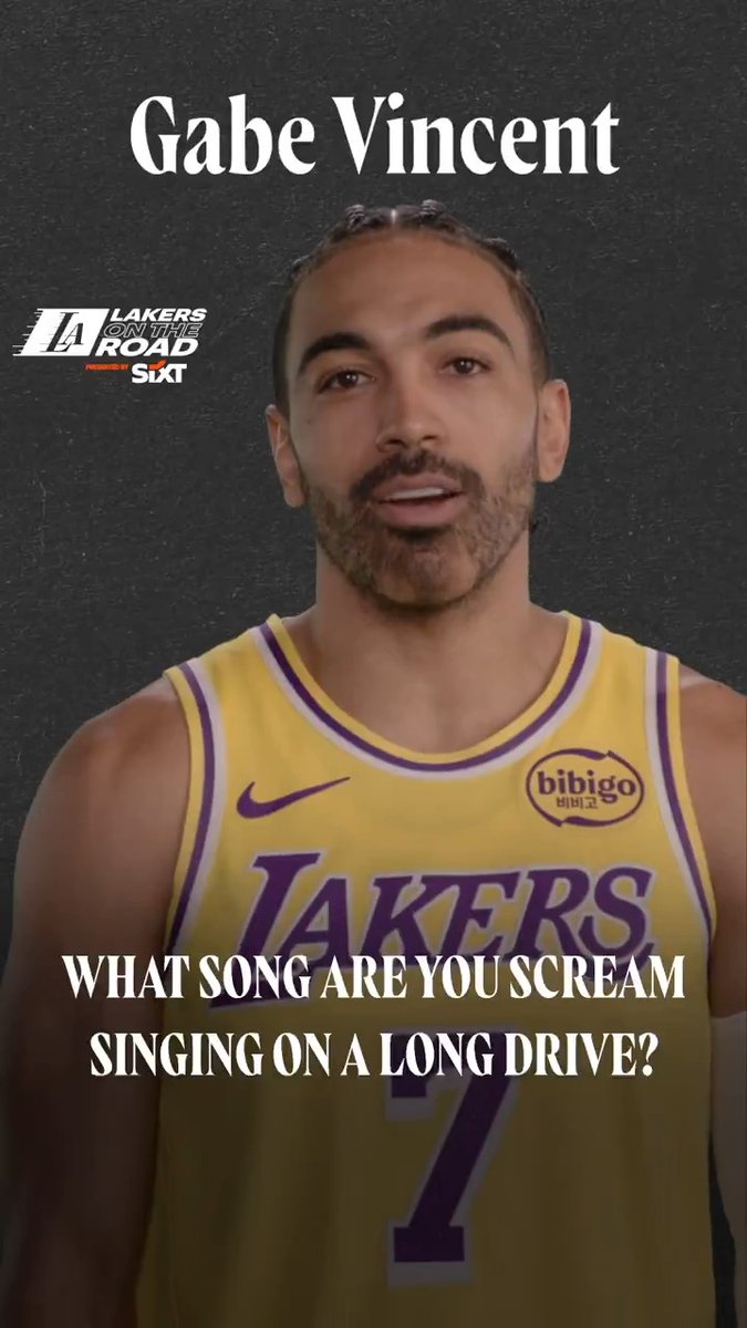Solid song choices from the fellas
@sixtUSA | Lakers on the Road