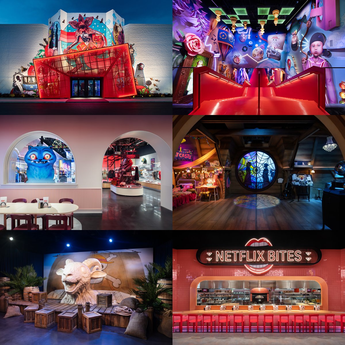 HaveFunAt's tweet image. Netflix House #Dallas is open joining #Philadelphia location that opened last month