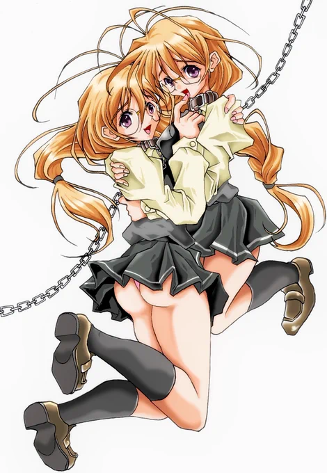 その昔「双恋」という企画が電撃マガジンで あってだなぁ…('ー`) (エロ絵を描いてた頃の黒歴史をあえて晒す #双子の日