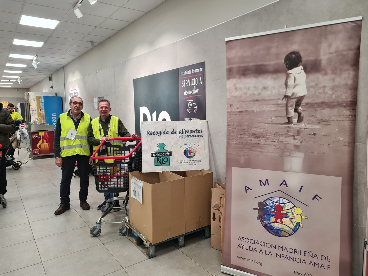 Operación Kilo 2025
Ya se hay recogido en 4 días 1.072 kg de alimentos para comedor social y casa de acogida de mujeres y niños en exclusión social.

Seguimos el fin de semana. 

Puntos recogida amaif.org/es/noticia-289…
