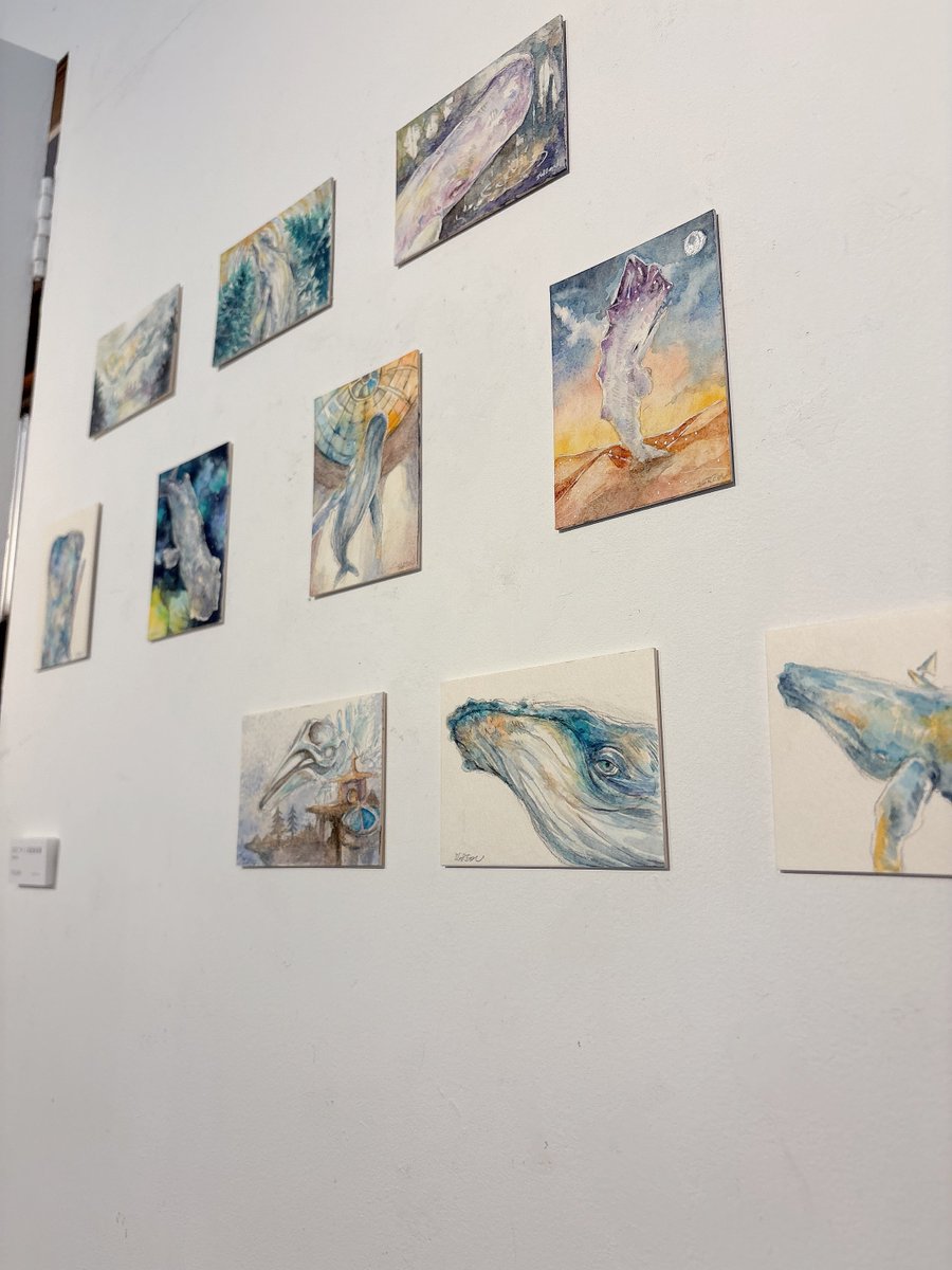 本日、最終日です‼️

在廊します🎸大学でちょこっと制作してから向かうので13時過ぎとかになるかな…
あっという間の1週間…最後まで楽しみたいと思います(*´∇｀*)
🐋✨

ふみ　もとこ<a href="/Sonore_Garden/">ふみもとこ/其の屋。</a> 
きょんたし　<a href="/kyon_art_/">きょんたし -小林恭子-🕊️全国大学版画展</a> 
イグレオン　<a href="/IGREON_37/">イグレオン@1.31-2.7 2人展「Home Atelier-アトリエ-」ギャラリー七面坂途中</a> 
Matuko        <a href="/matsuko_blue/">Matsuko</a>