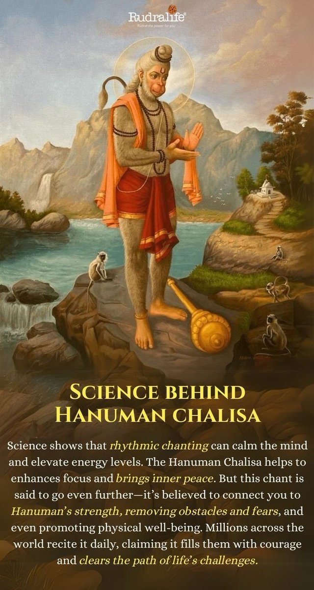 Krishnavallabhi's tweet image. 🧵 THREAD: The Real Power of Hanuman Chalisa — Why Millions Feel Protected After Chanting It 🔥🙏
Save this for strength. Read when your mind feels weak. 👇