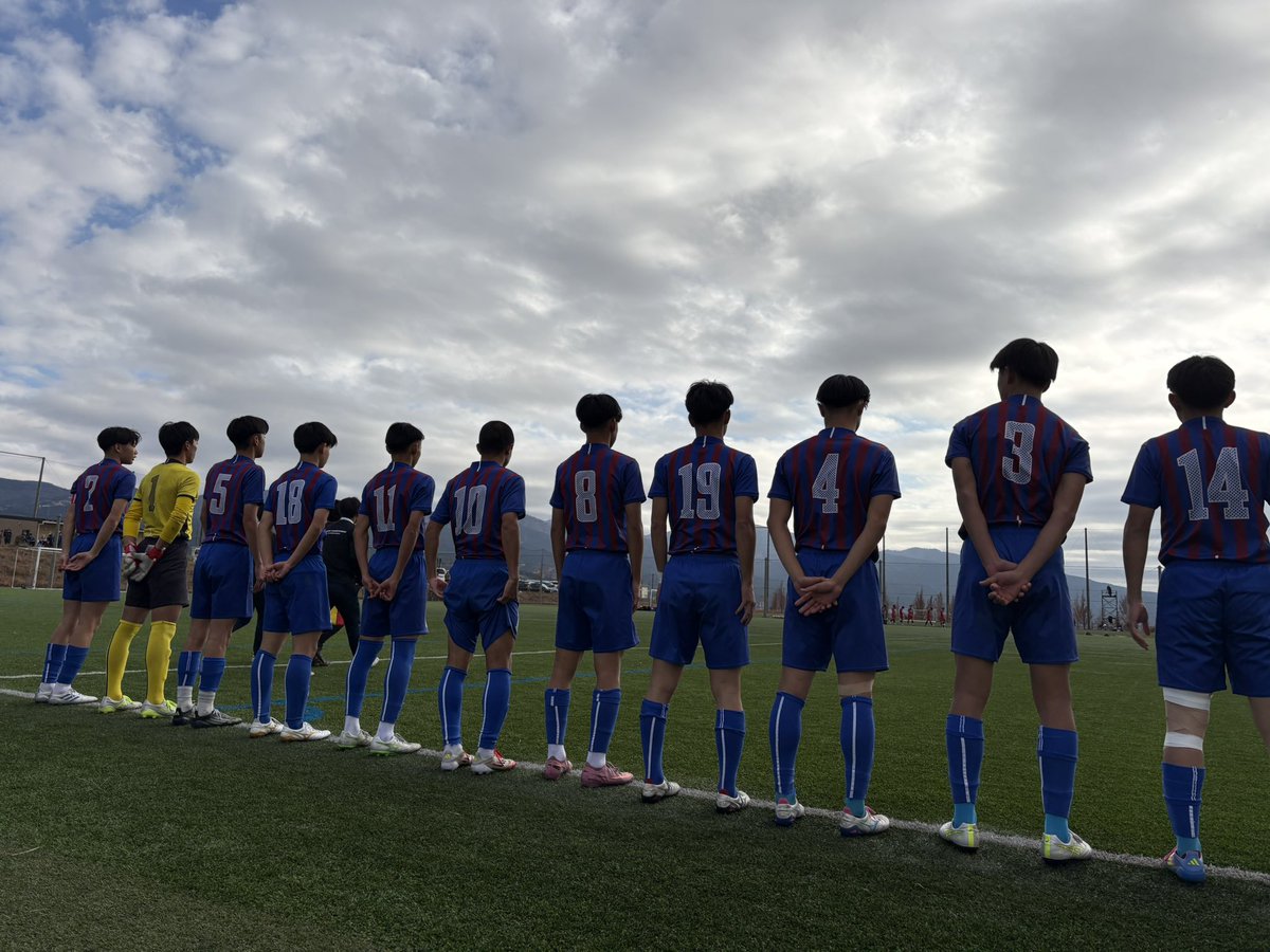 MIZUNO CHAMPIONSHIP U-16 ROOKIE LEAGUE 12/13（土） 山梨学院vs徳島