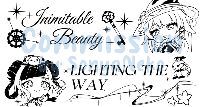 convention ribbons commission~ 🎀✨#VGenComm #VGenOpen 