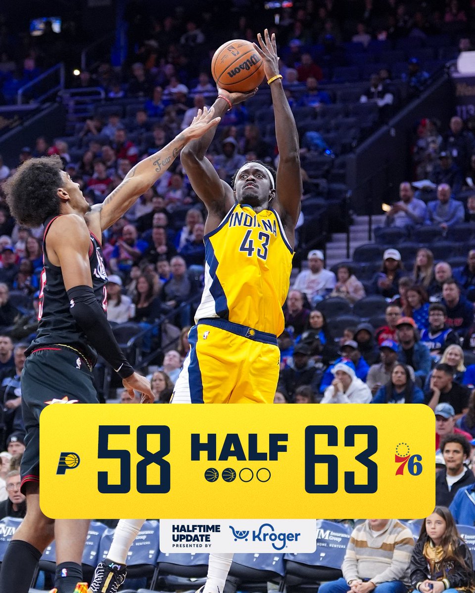 at the break.