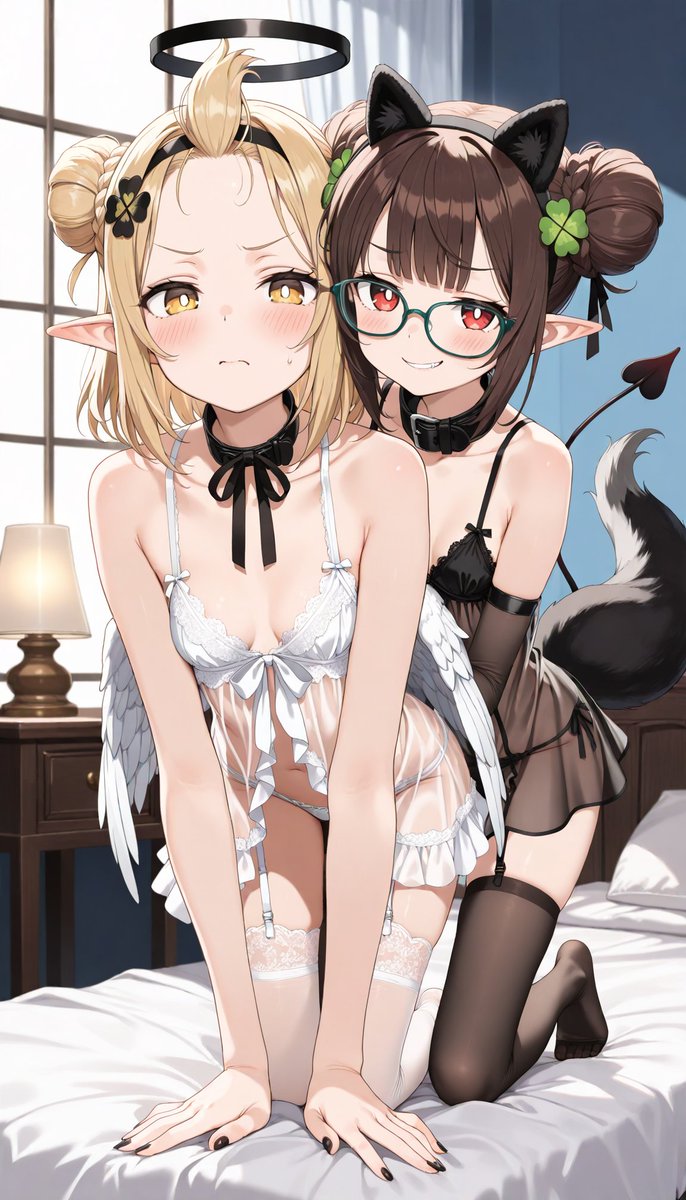 Was joined for Foxy Friday by the adorable <a href="/SuperMosh1990/">SuperMosh1990 🍡☢️🐇</a>~

#AIイラスト #AIart #KuronMiyuki #FoxyFriday