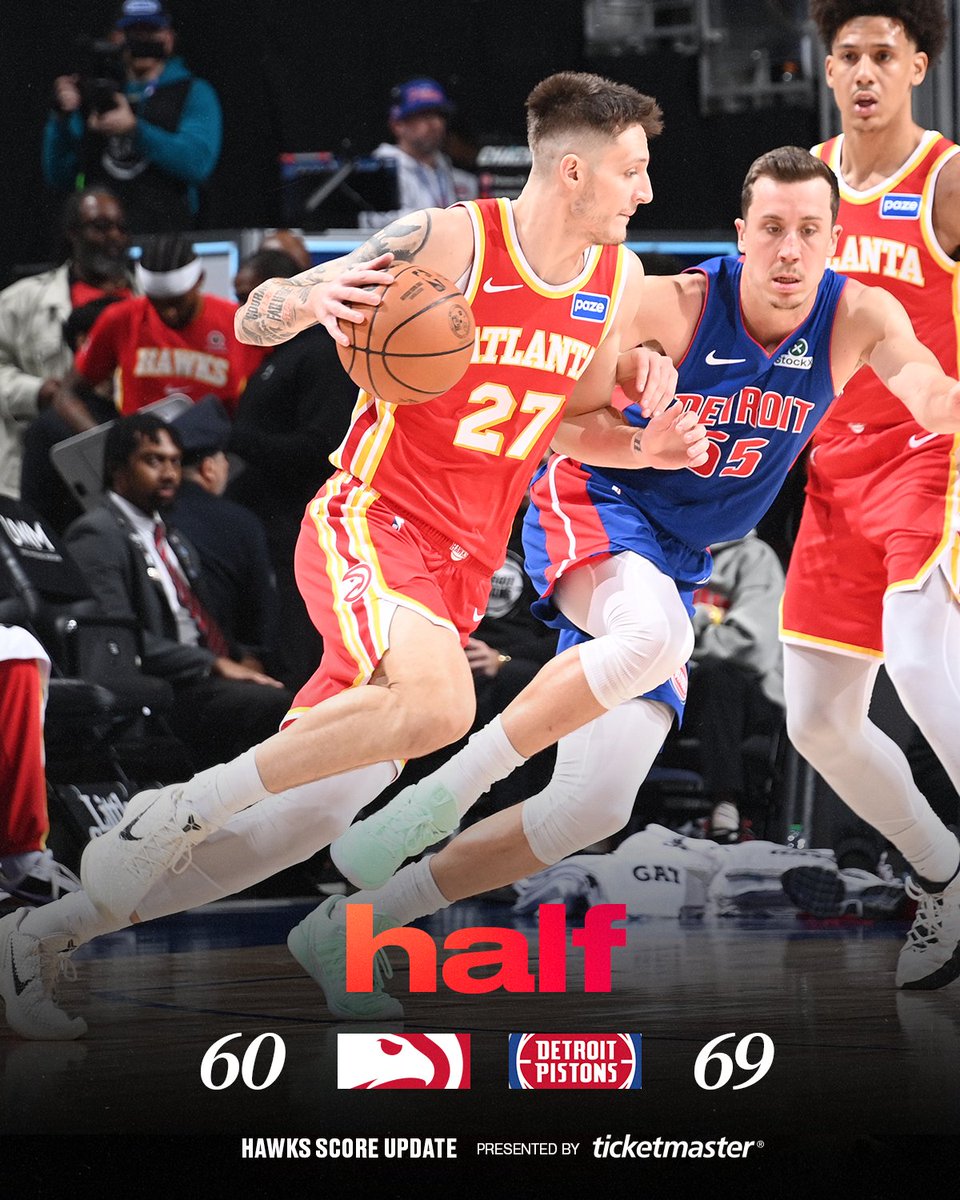 8-2 spurt to end the half got us back in it