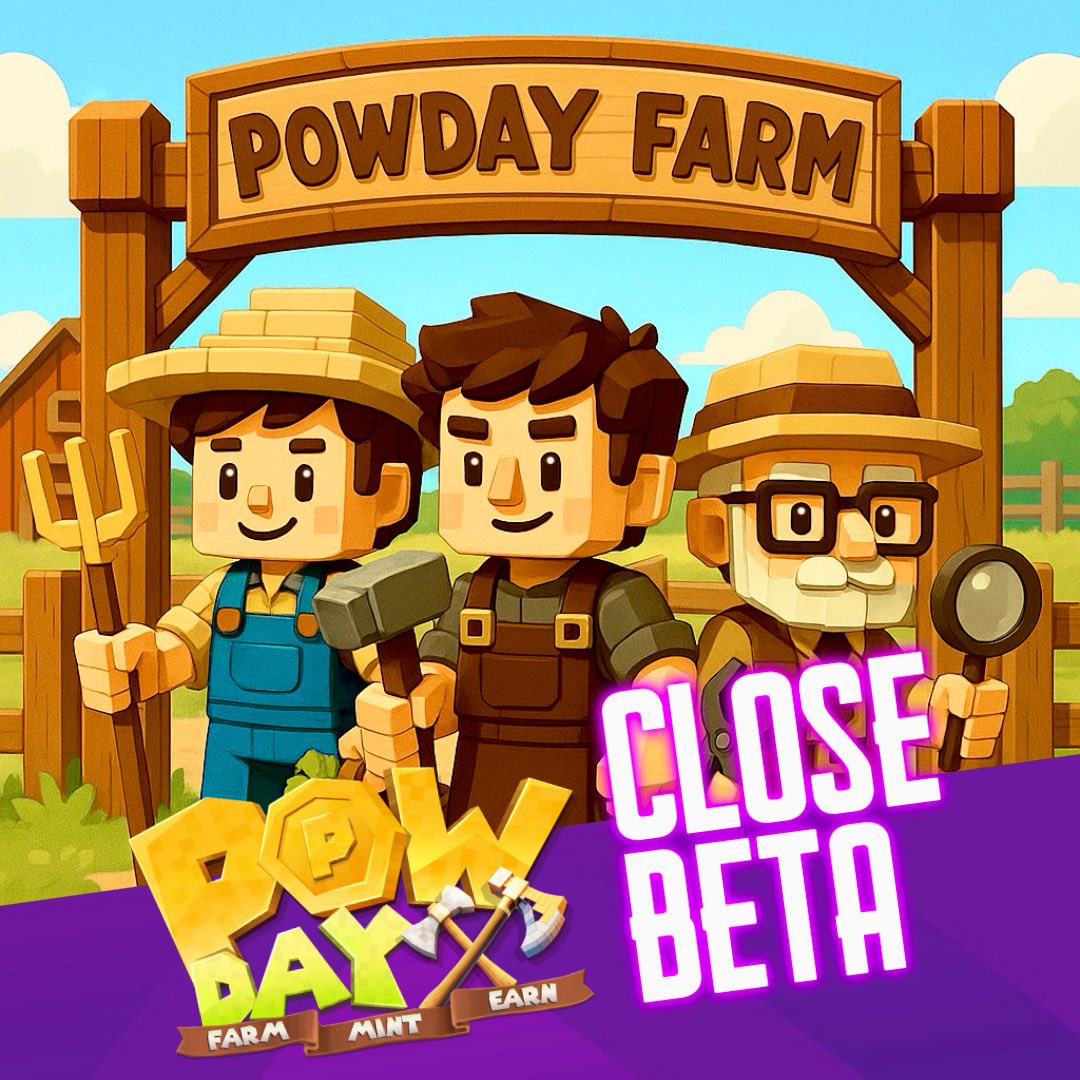 🚨 POWDAY CLOSED BETA TEST IS COMING!

👉 Join our Discord to get internal updates and the Closed Beta access link:
🔗 discord.gg/powdayfarm

⏰ Starts: 13:00 UTC · Dec 14
⏳ Duration: 7 days

This is the final testing phase before the official release, your last chance to