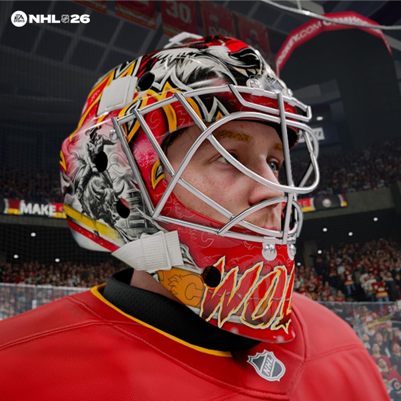 EASPORTSNHL's tweet photo. Six iconic goalie mask designs, from concept to the NHL crease. 🥅
#MadeoniPad Goalie Masks, available Monday, December 15 at 10 AM PT in #NHL26