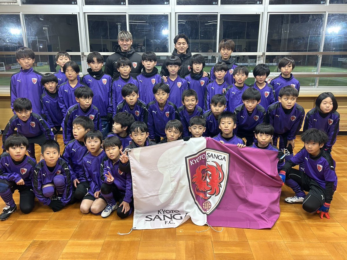 🟣選手スクール訪問🟣 #ファンティーニ燦 選手、#尹星俊 選手がSP