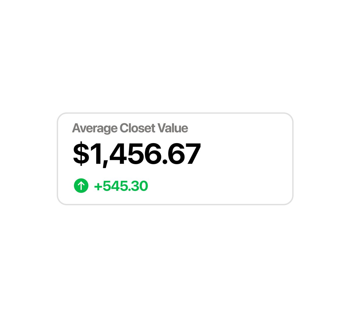 Median savings (18–24, U.S.): ~$1,600
Average Fitted closet value: ~$1,400

For Gen-Z,  closets are assets, they just don't know it yet.