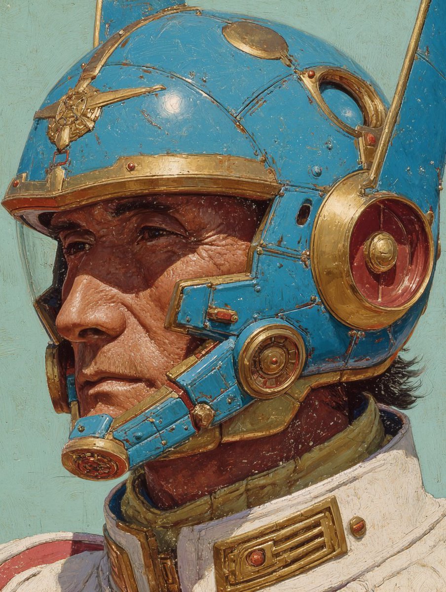 ToshiArte's tweet image. Retro Metal Guardians #1
Chrome Justice Never Fades ⚡
#RetroMetalGuardians #RetroArt #SuperheroArt #PortraitSeries