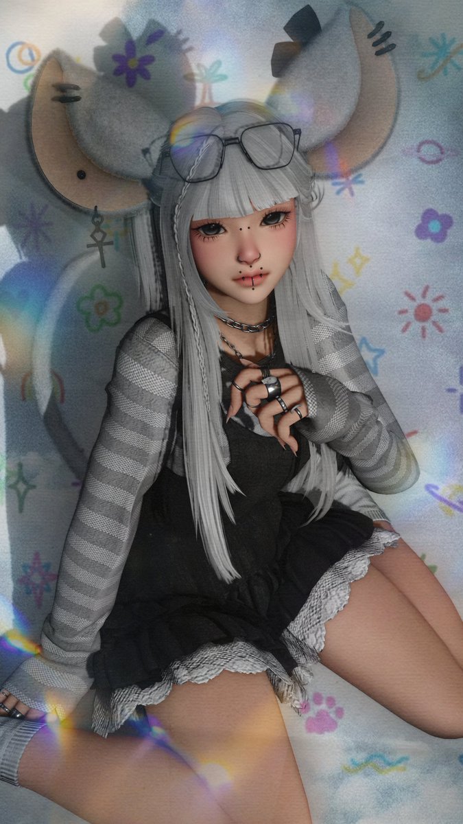 Lunalesca_x's tweet image. do you mind if she just sits on your shoulder and watches you play games? 

♱ #gposers ♱