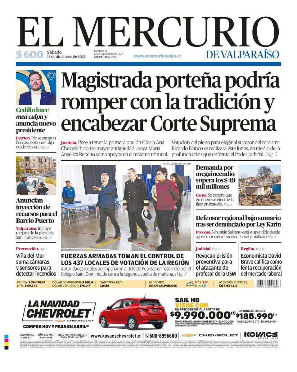 Las portadas de mañana, hoy.