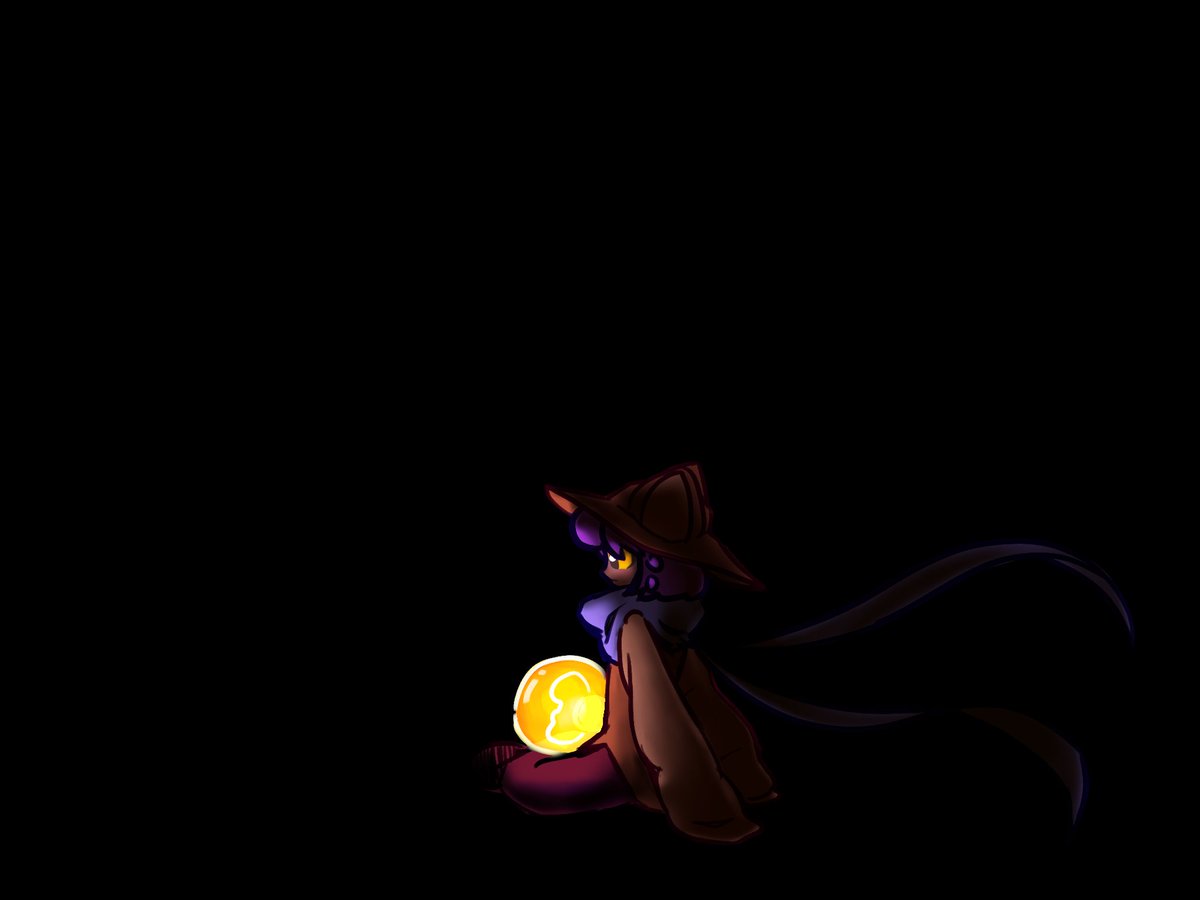 Dec 13 - "When's [PLAYER] coming back..?"
doing the lighting was.. oddly fun?

#Oneshot #OneshotGame