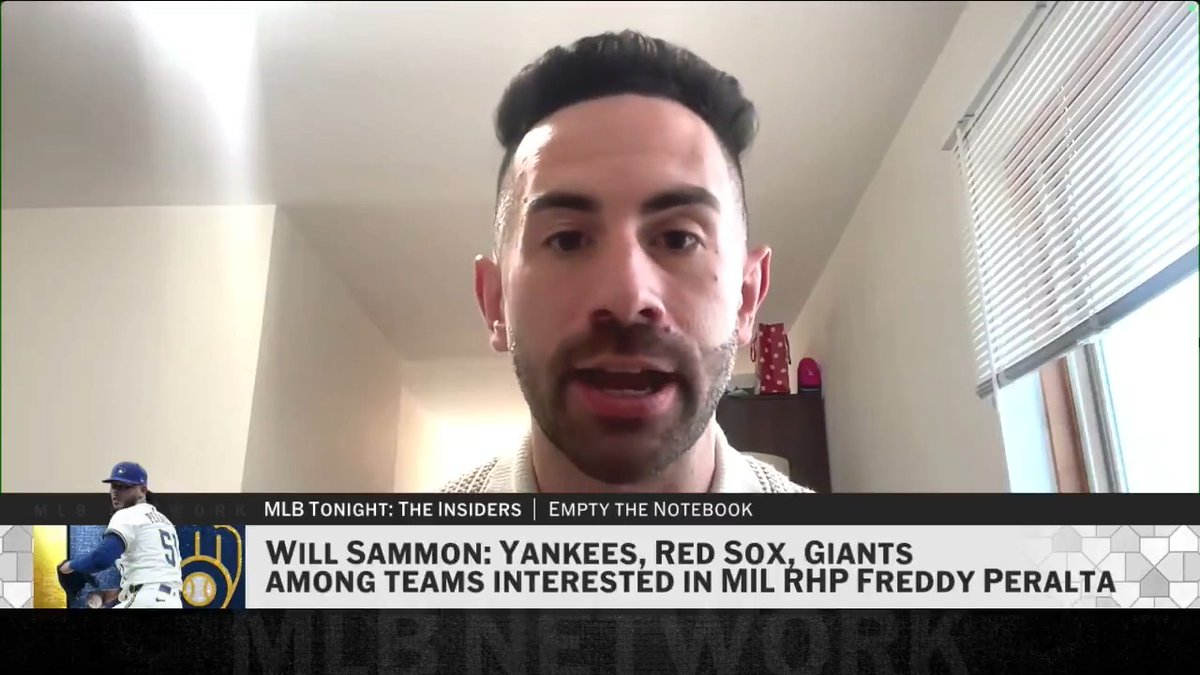 "The Brewers definitely don't WANT to trade Freddy Peralta. The problem is that they may HAVE to."
@WillSammon has the latest on the abundance of interest around MLB on Milwaukee's ace. #MLBTonight