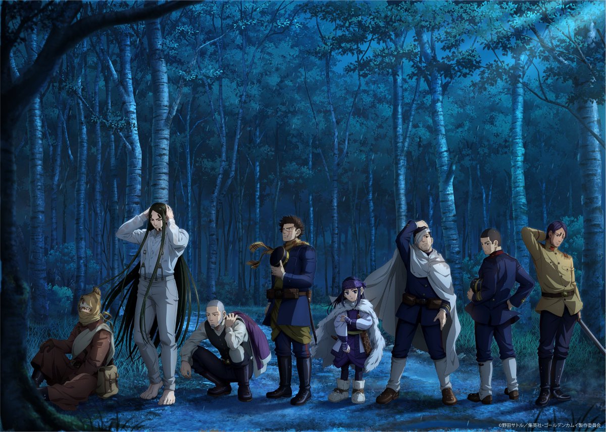 POP UP STORE #ゴールデンカムイPLAZA 【夜雨】がテーマの新規描き