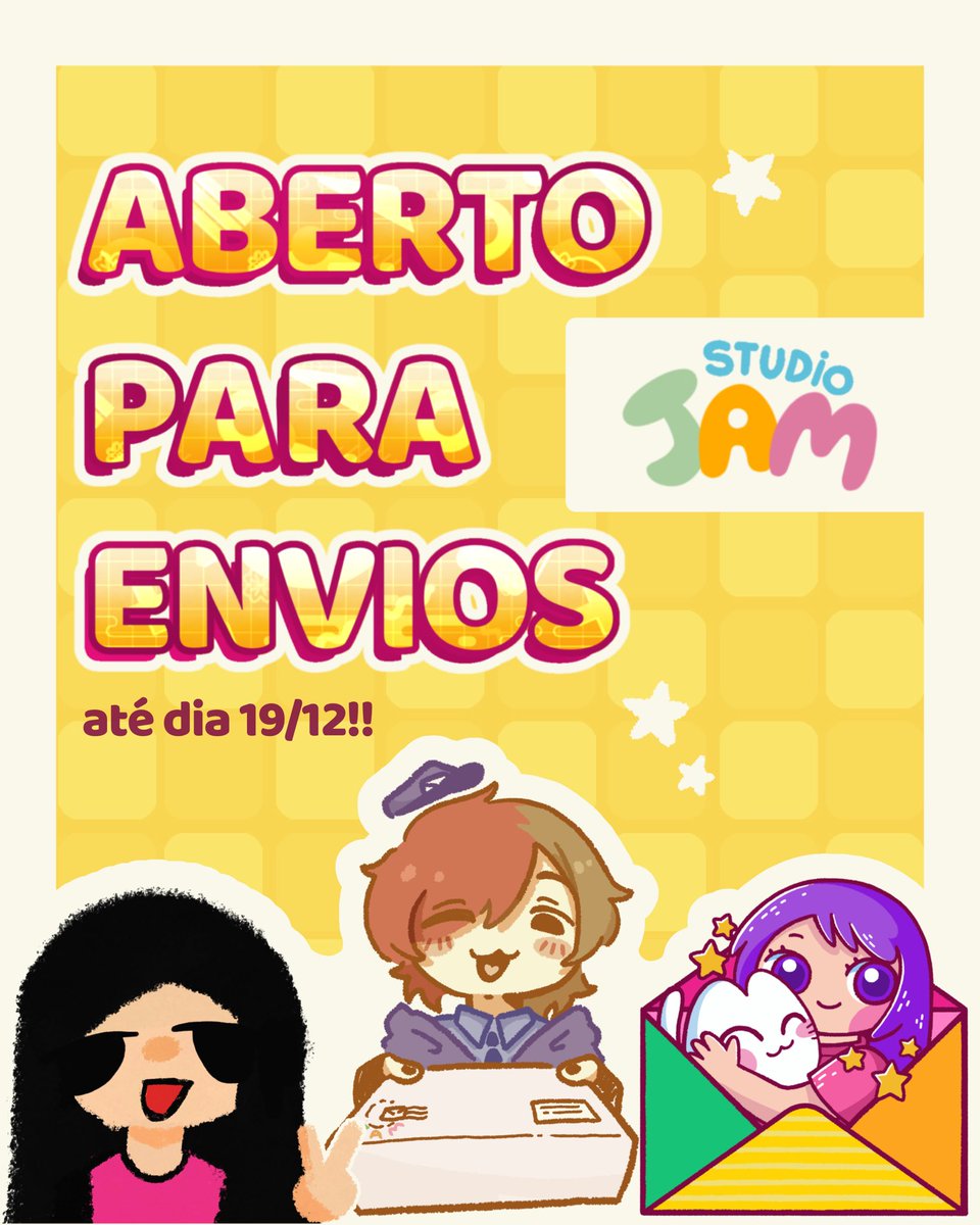 athon_cuelhito's tweet photo. Oio! (๑´ސު｀๑)
Estou fzd um envio por todo o Brasil dos produtos do meu catálogo e também do JAM (q é a estúdio que faço parte na rede vizinha) até dia 19. Nem todo mundo me segue no outro app, então pensei em fazer um anúncio aqui também

Quem estiver interessado, manda dm! ♥ https://t.co/tuyiDEYUAZ