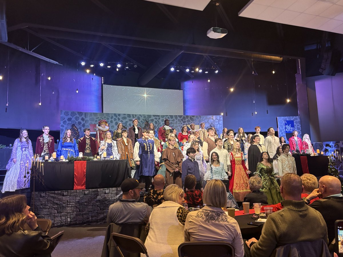 Annual MHS Madrigal Dinner - What a phenomenal show! 🎶💙💛 <a href="/WesUpton/">Mr.Upton</a> <a href="/Mvillechoirs/">Mooresville Choirs</a> <a href="/zlove_edu/">Zack Love</a> <a href="/bechtold_mrs/">Erin Bechtold</a>