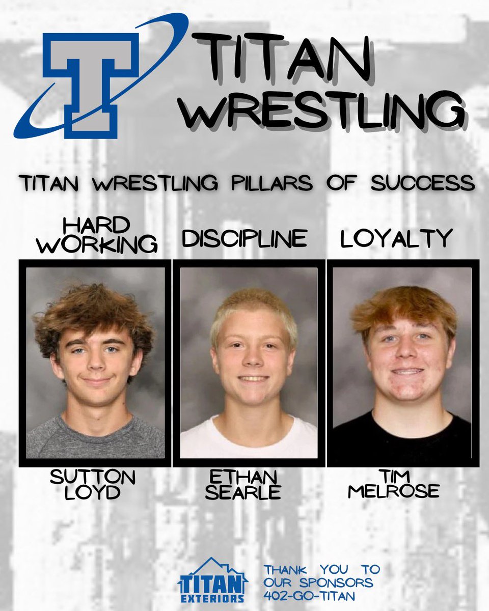 pls_wrestling's tweet photo. Your week 2 Titan Pillar Award winners. Congrats fellas, keep leading by example fellas! #RDV #MindOverMat @plsblackhole @plshstitans https://t.co/S8xotaLcee