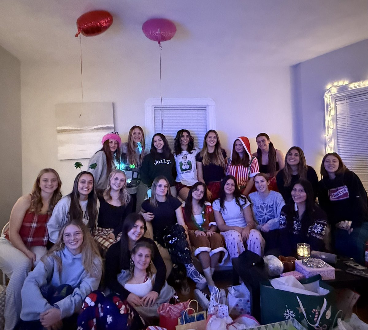 Our annual team holiday party! #Scolynx #lesleysoccer