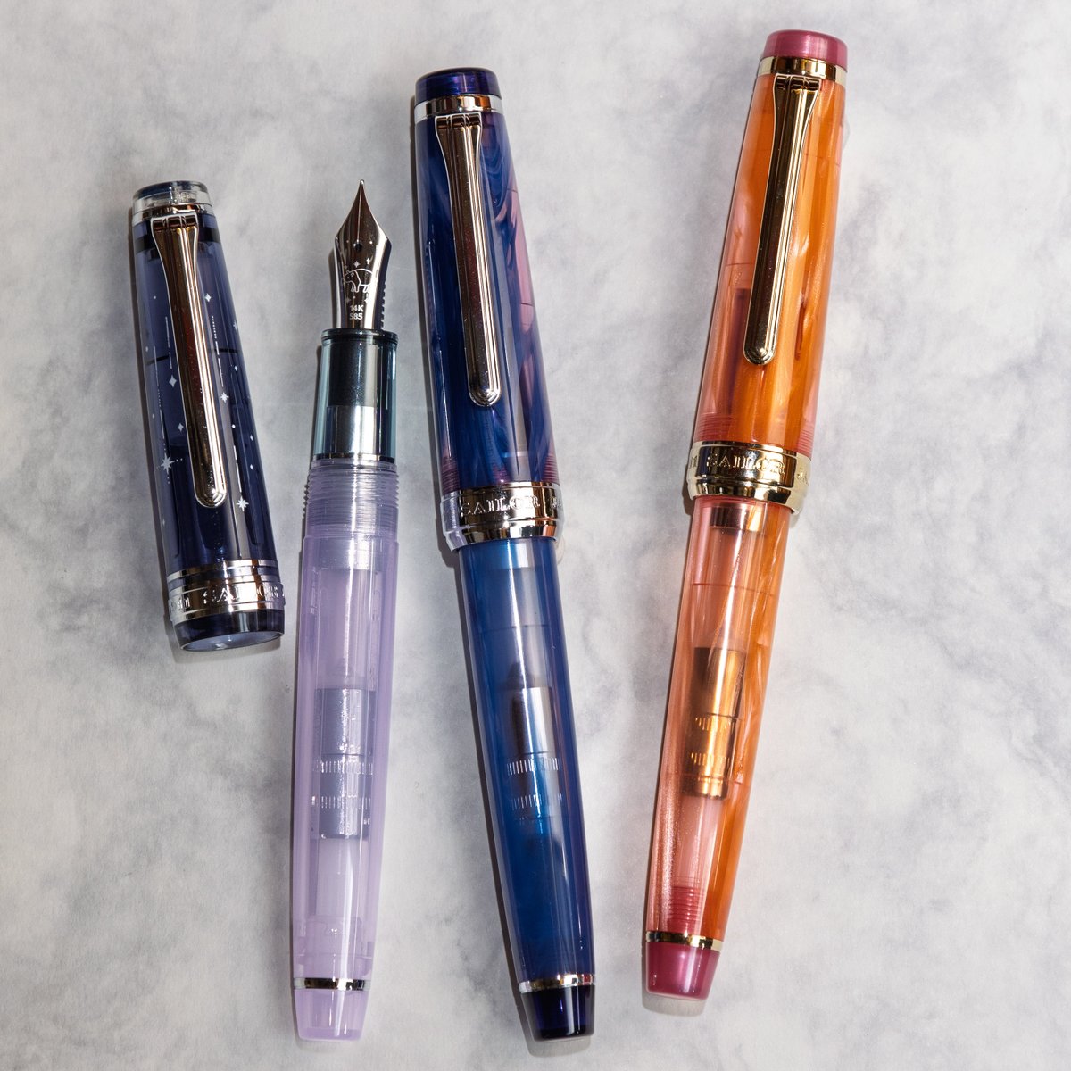 セーラー万年筆、BUNGUBOX 限定品 BUNGUBOX店頭ではセーラー万年筆の限定モデルも並んでおります！ 幻想