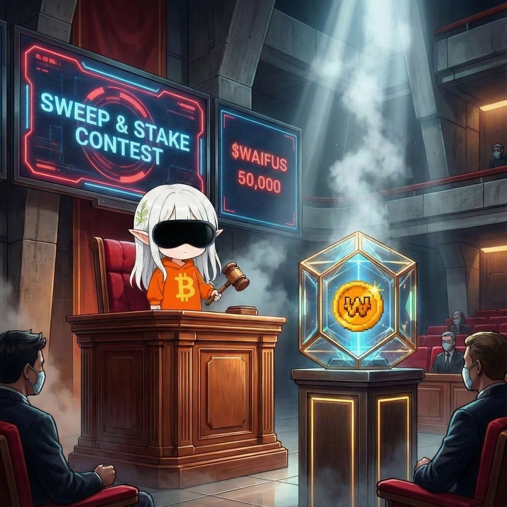 很多人盯着的，是 $WAIFUS 在拍卖中的价格，但真正决定这个项目长期价值的，其实是 veWAIFUS 的设计逻辑。

锁仓的意义，并不是制造预期拉满的情绪，而是把治理权、费用分配权、生态走向的话语权在一开始就交到参与者手里，让你不只是旁观者，而是系统的一部分。更关键的是，这并不是一条单线叙事。