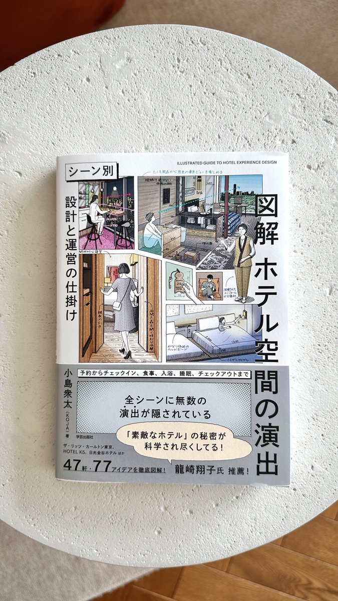 kojatter さんの本が届いた！ホテルの客室という限られたスペースの中
