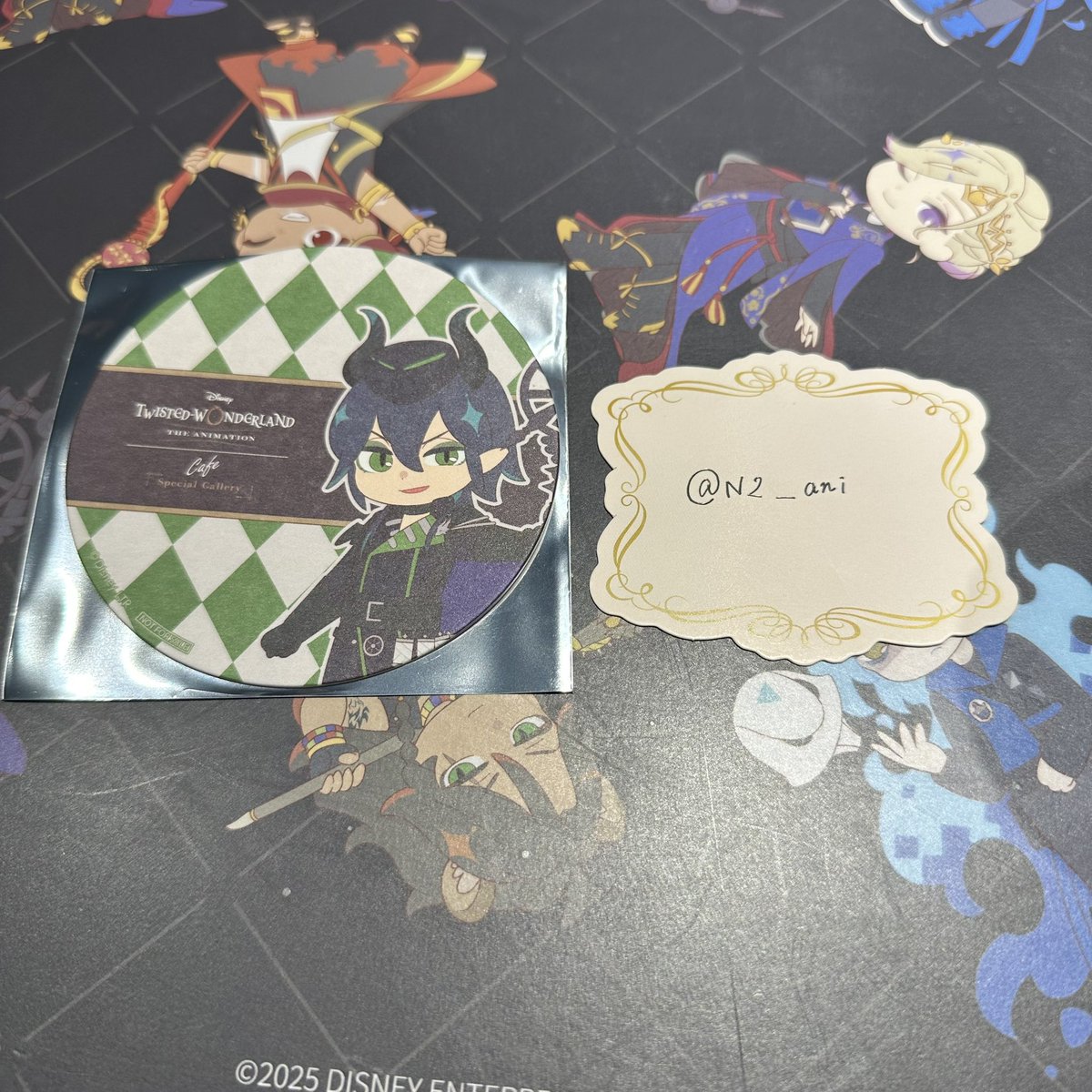 OH MY CAFE オーマイカフェ ツイステ マレウス・ドラコニア ツイステ カフェ OHMYCAFE OH MY CAFE オーマイカフェ コースター 交換