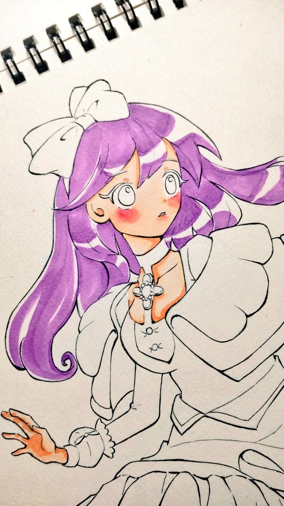 OnYasaka's tweet photo. マミったw（髪色）
#コピック
#オリジナル https://t.co/9VjDxI0g4O