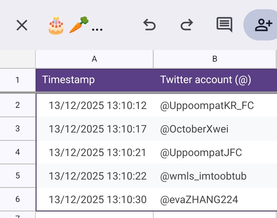 📣 Food support for "UP" รอบ 20 ธ.ค. ได้ครบจำนวนเรียบร้อยแล้ว

✅️สำหรับ Food support for justup &amp; staff team ยังสามารถลงฟอร์มได้อยู่นะคะ
forms.gle/ifZRMo2coLsmhy… 

ผู้ที่ลงทะเบียนทัน admin จะติดต่อกลับไปทาง dm อีกครั้ง 

#uppoompat