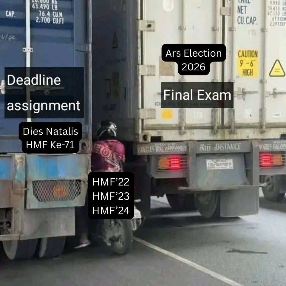 memasuki minggu penuh chaos, Mimin mau mengucapkan tetap semangat dan semoga mendapatkan hasil yang terbaik dari yang telah diusahakan ya, massa HMF! <3