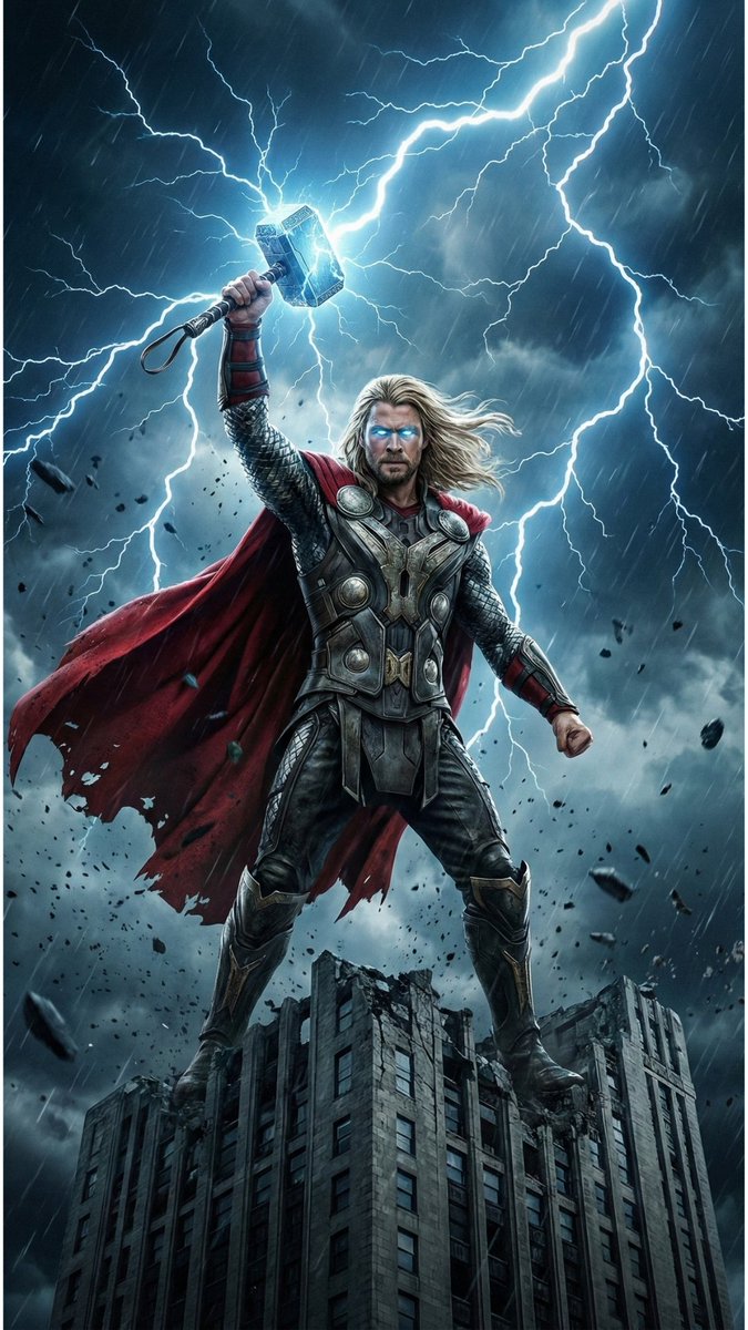 CineFrameAI's tweet photo. Storm god answers the Doomsday call. โก๐ช ๐๐ถ๐ป๐ฒ๐๐ฟ๐ฎ๐บ๐ฒ ๐๐ฟ๐ผ๐ฝ #๐ฌ๐ฌ๐ฒ: ๐ง๐ต๐๐ป๐ฑ๐ฒ๐ฟ ๐ช๐ฎ๐ฟ๐ฑ๐ฒ๐ป
Realistic lightning warrior wallpaper, AIโgenerated. Save it. Reply ๐ฃ๐ฅ๐ข๐ ๐ฃ๐ง for full breakdown.
#AIart #RealisticAI #AIPosters #4KWallpaper #CineFrameAI https://t.co/ShBba61Fiy