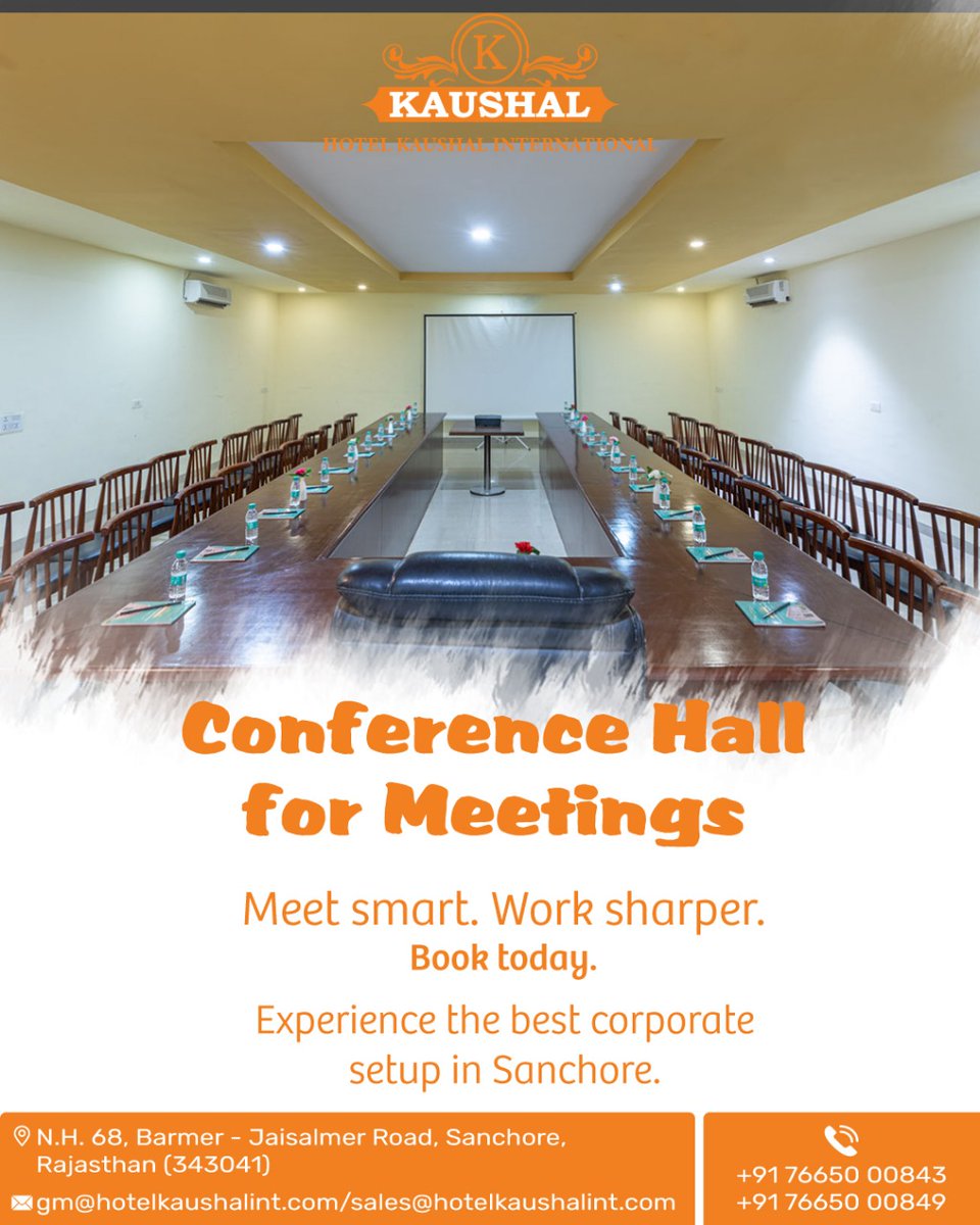 kaushalinterna's tweet photo. Make your meetings more meaningful in a space built just for you ๐คโจ
๐ +91 76650 00843 | +91 76650 00849
๐ https://t.co/D88r3EBmlc
๐งgm@hotelkaushalint.com|
#ConferenceHall #BusinessMeetings #CorporateEvents #HotelKaushalInternational #MeetInStyle https://t.co/YLWow09TCe