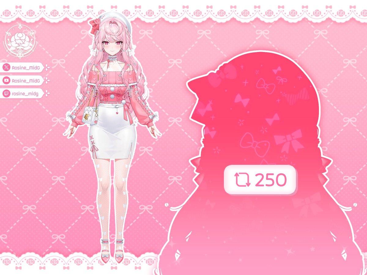 ขอบคุณทุกๆคนสำหรับการรี/โควททวิตนะคะ! มาเปิดพาร์ทแบบเต็มตัวแล้วค่ะ💕✨
รอบนี้เรามากับชุดสเวตเตอร์เปิดไหล่ ธีมขาวชมพูหวานๆรับหน้าหนาวล่ะค่ะ🥰✨
Outfit Design: @.ayzart2222 
Model Illust: @.Zeze_bluepoint 
ส่วนโบนัสอันสุดท้ายบอกเลยค่ะว่า❤️‍🔥