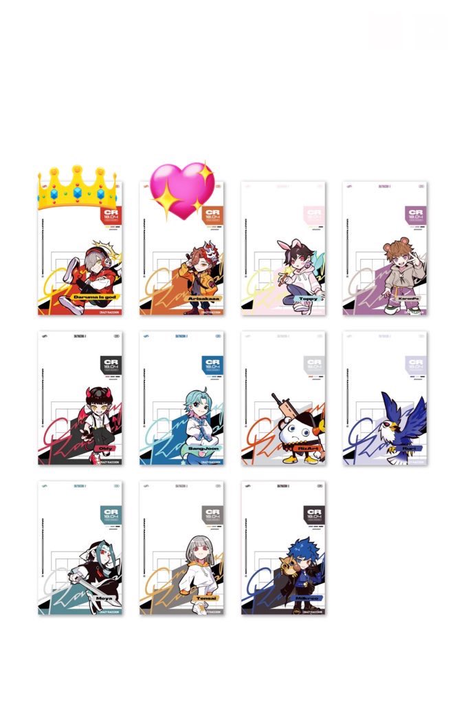 交換】Crazy Raccoon CR CRストア クリアカード CLEAR CARD 2 【譲