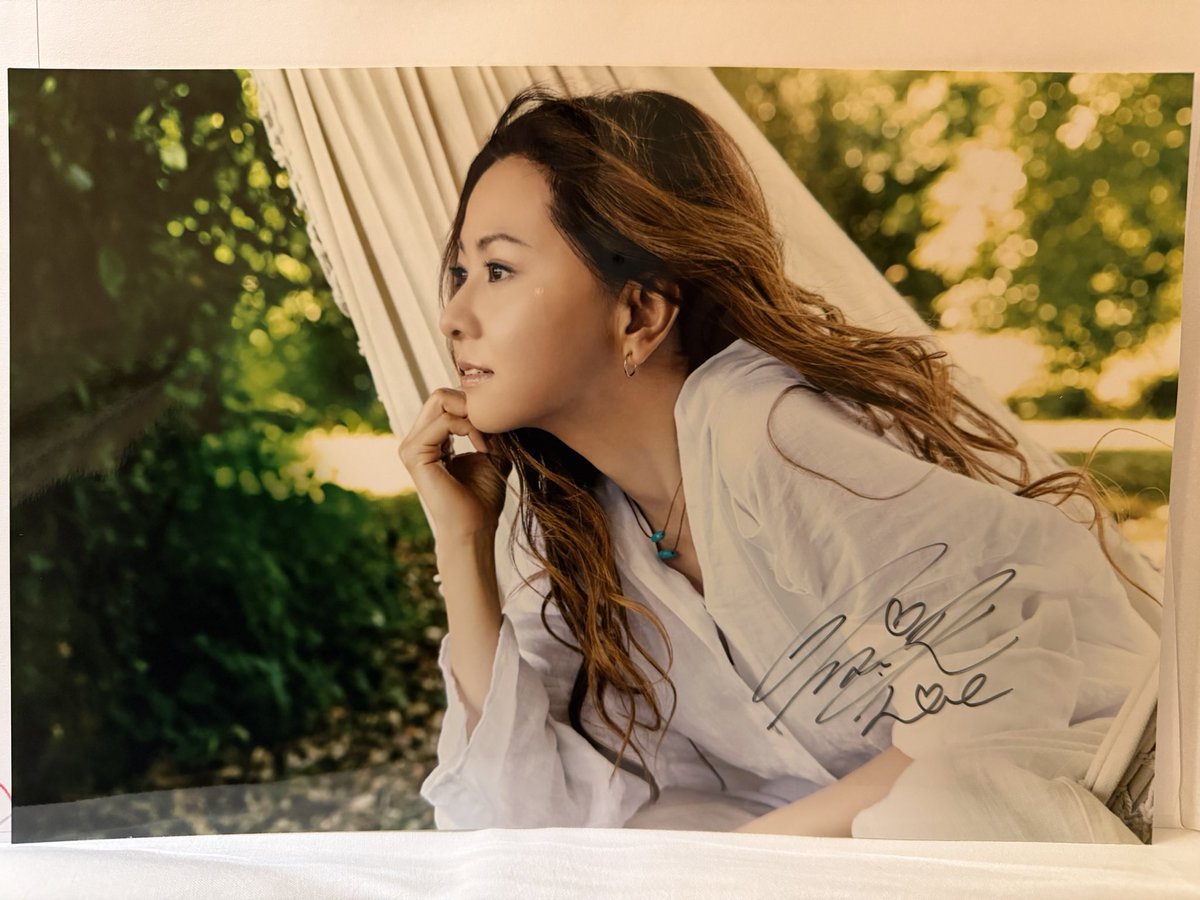 サイン入りゲット(=^▽^)σ #倉木麻衣