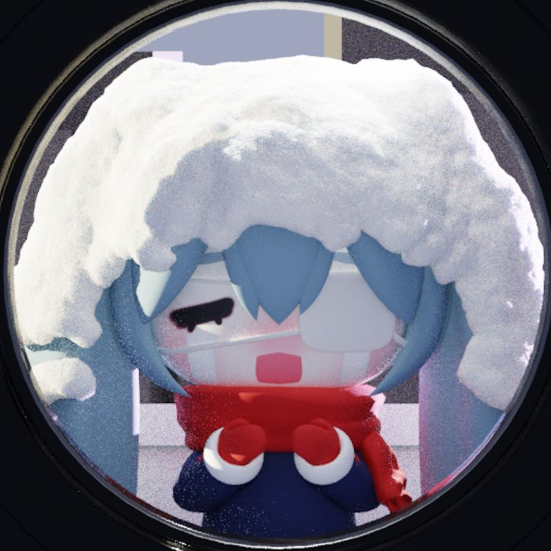 iofsom's tweet photo. #初音ミク ☃️ https://t.co/fP02gpa233