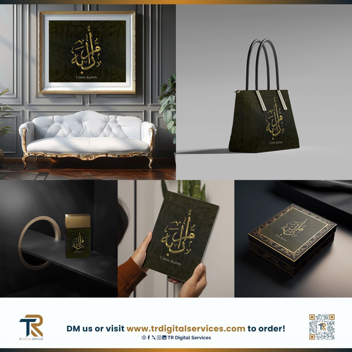 This custom Arabic calligraphy was created for our calligraphy project winner, Umm Rabeeh — thoughtfully designed from the ground up.

💫 Want a custom name calligraphy or Islamic design?

📩 Contact us: trdigitalservices.com/contact/
🌐 More services: trdigitalservices.com
