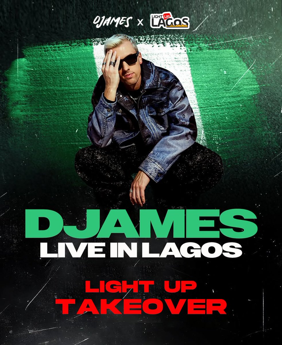 LightUpLGS's tweet image. We took your Detty December seriously, and that's why we're bringing you vibes back to back. 

Catch DJAMES live in Lagos for The Light Up Takeover. Lagos is about to be lit again.

#djames #lightuplagos #lightuptakeover #lagosislit #dettydecember