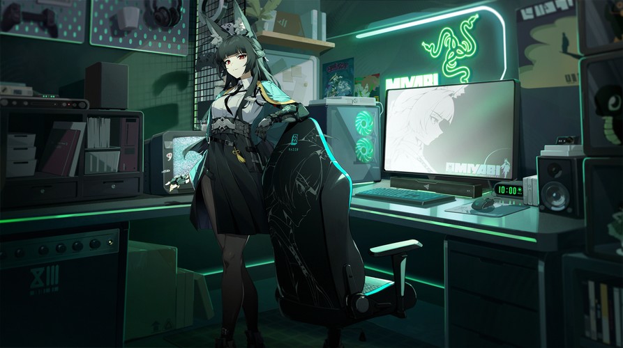 本店Ⅱ2F】 「Razer × ゼンレスゾーンゼロ」コラボ 星見雅さんイメージ