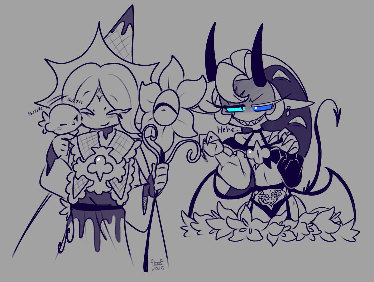 floofierun's tweet image. CW//shadow milks outfit is suggestive but nothing else really is 

oh the woes of being marked... 
#puremilk #pureshadow